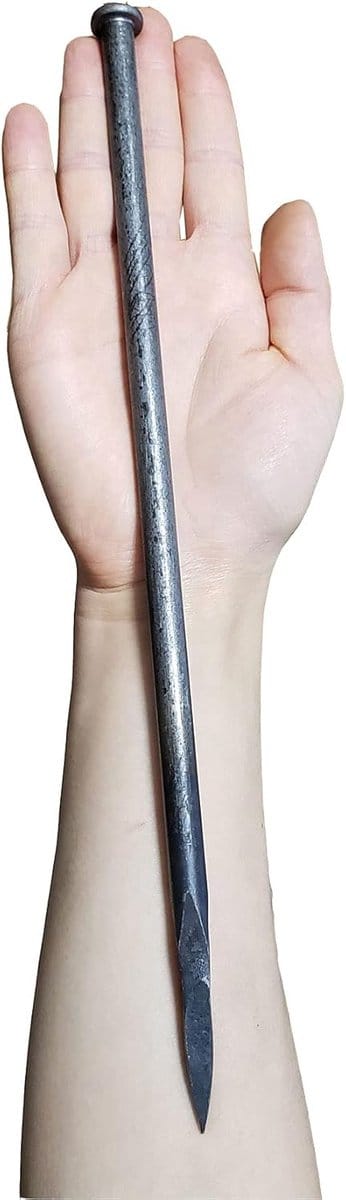 Metalen Bodemankers - Grondpennen Stevig - Tuin Stabiliseren - Verankering Spikes - 30 cm Lengte - Zilverkleurig