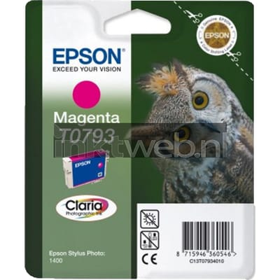 Epson T0793 magenta (Origineel Hoge Capaciteit)