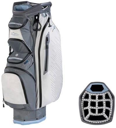 Sun Mountain C-130 H2NO Cartbag Waterdicht Nickel Platinum Ash