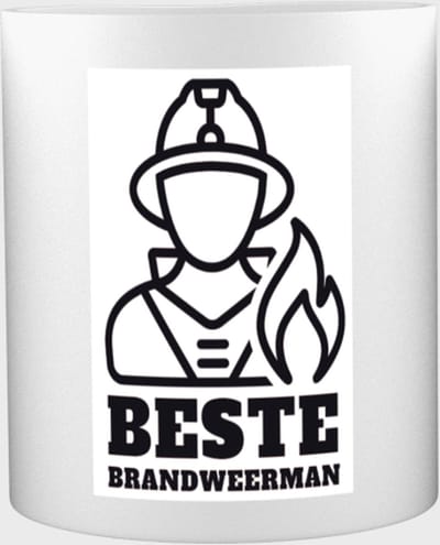 Beste brandweerman Mok met opdruk - beste brandweerman - collega - cadeau - 350 ML inhoud