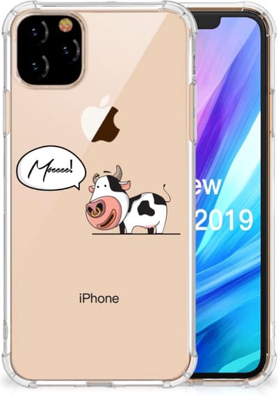 Apple iPhone 11 Pro Max Stevig Bumper Hoesje Cheeky Cow
