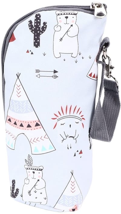 Dailygoods- Flessentas Geïsoleerd - Draagbare Flessentas - Waterdichte Flessentas - Babyflessenhouder - Hoogwaardig Oxford-doek - Warmtebehoud 2-3 uur - Flessenhouder