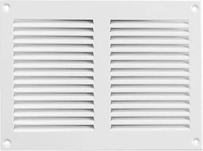 Metalen rooster 200x150mm wit – MR2015