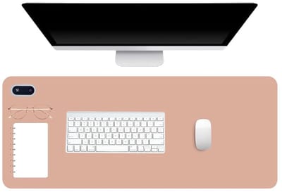 Ynkkvre - Verwarmde muismat - Muismat - Bureaumat - Heating Pad - Vlakke Verwarming En LED-Temperatuurweergave - 1 - Voor Bureau Thuis (Roze)