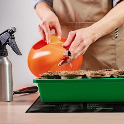 RFWR® Verwarmingsmat voor Planten en Zaailingen - 17,5 W Warmtemat voor Groenten, Bloemen en Kruidenteelt - 50 x 25,7 cm