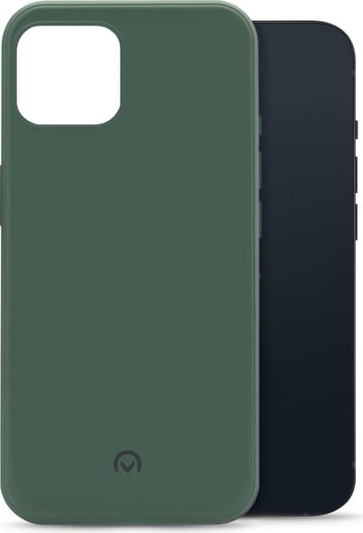 Mobilize Hoesje geschikt voor Apple iPhone 13 Telefoonhoesje Flexibel TPU | Mobilize Rubber Gelly Backcover | iPhone 13 Case | Back Cover - Matt Green | Groen
