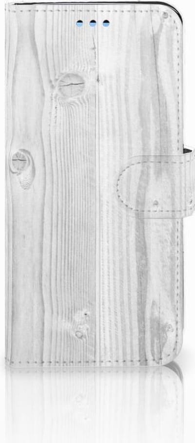 Samsung Galaxy S9 Book Style Case White Wood