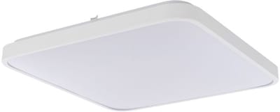 Licht-Erlebnisse - Luke - LED - Plafonnière - IP44 - 3000K - 2900lm - van - Metaal kunststof - in - wit - Wandlamp Badkamer