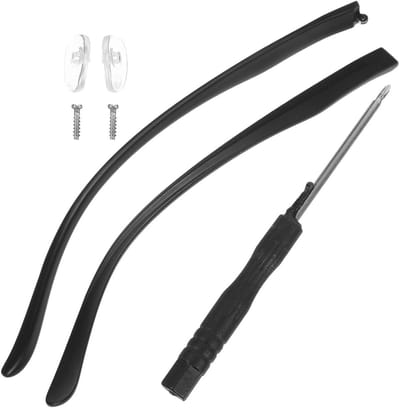 Brilpoot Beugel - Brilarm Vervanging - Bril Reparatie - Universele Pasvorm - 14.1 cm - Zwart