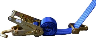 Spanband voor autotransporter blauw 50mm 2500mm Novio Cargo - Spanbanden - Sjorbanden - Spanbanden Autotransport - Motortransport - Novio