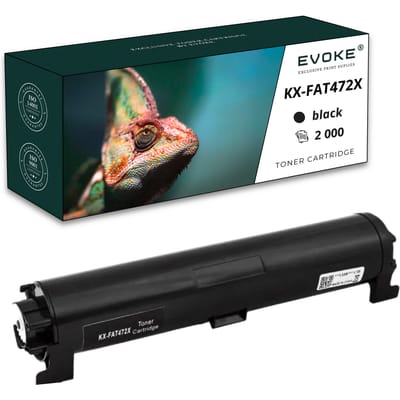 Evoke compatibele toner voor Panasonic Kx-Fat472X Kxfat472X zwart 2000 pagina's Kx-Mb2120Hxb Mb2130Hxb Mb2170Hxw