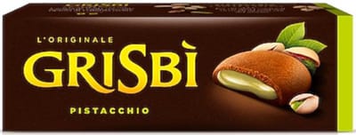 3 Pakken Grisbi Pistaccio - Biscuit Filled With Pistaccio Cream