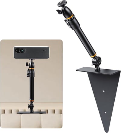 Verstelbare Projector Beugel voor Bed en Bank, Lengte 33-45 cm, Verborgen Ontwerp, Universele Projector Houder, Ideaal voor Thuisbioscoop en Presentaties