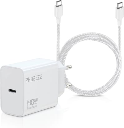 Oplader geschikt voor Galaxy Z Fold 7, Z Fold 6, Z Fold 5, Z Flip 7, Z Flip 6, Z Flip 5 en Tab S10 Ultra, Tab S9 Ultra - 40w usb C Adapter + usb C Kabel 2 Meter