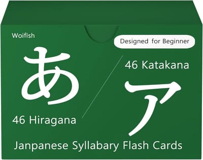 Flashkaarten Japans Alfabet Hiragana en Katakana Leren Kaartspel