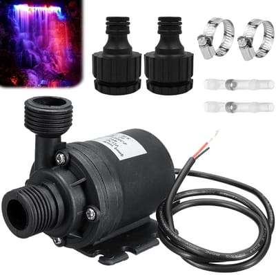 Allecto - Waterpomp - Submersible Pomp - Hoog rendement - 800 L/H - Voor aquariums - 5m diepte - Ideaal voor fonteinen - Compact formaat