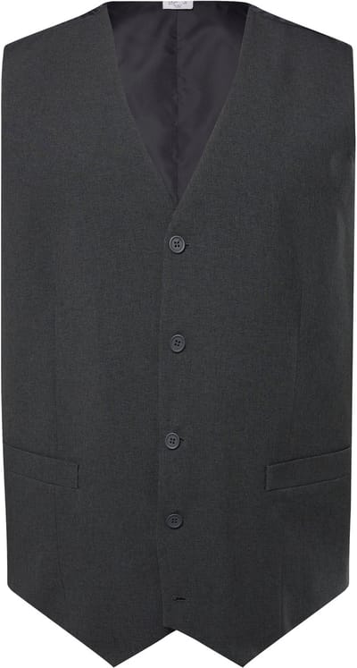 Men Plus - Heren - Vest mix & match Malaga - Grijs - Maat 52