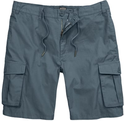 STHUGE - Heren - Cargo-bermuda loose fit ribstop elastische tailleband - Diepblauw - Maat 60
