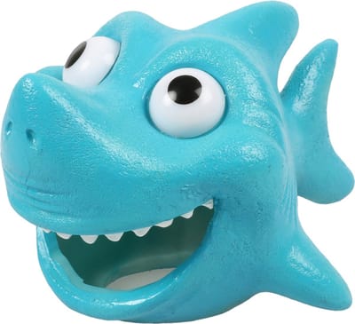 Aqua Della - Aquariumdecoratie - Vissen - Haai 11,5x9,5x7cm Blauw - 1st