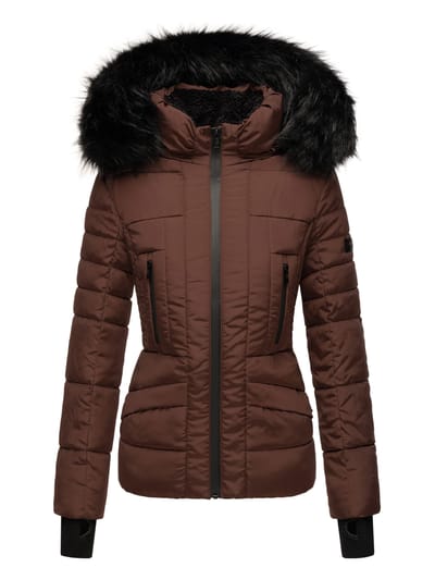 Navahoo Dames Winterjas Adele – Warm, Met Teddyvoering & Afneembare Bontkraag