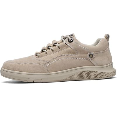 Zomer Ademende Heren Casual Schoenen Mesh Ademende Heren Casual Schoenen Mode Mocassins Lichtgewicht Heren Sneakers 38 beige