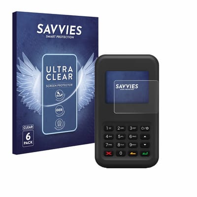 Savvies - Screenprotector voor Shopify WisePad 3 - Folie Beschermfolie transparant 6 Stuks