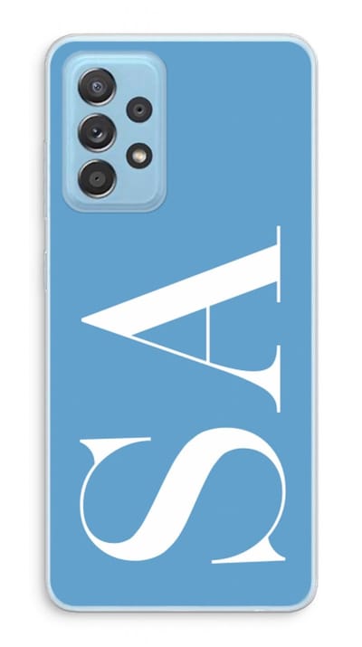 Gepersonaliseerd - Case Company® - Hoesje geschikt voor Samsung Galaxy A73 hoesje - Monogram N°2 - Soft Cover Telefoonhoesje - Bescherming aan alle Kanten en Schermrand