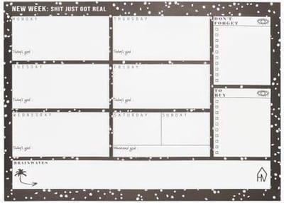 Housevitamin - Weekplanner - Stipjes - A4