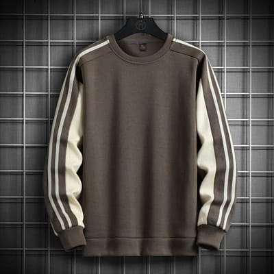 Sweat-shirt pour homme, nouveau t-shirt polyvalent à manches longues, pull-over à col rond, chemise à bascule pour homme, grande taille, automne 8XL gray