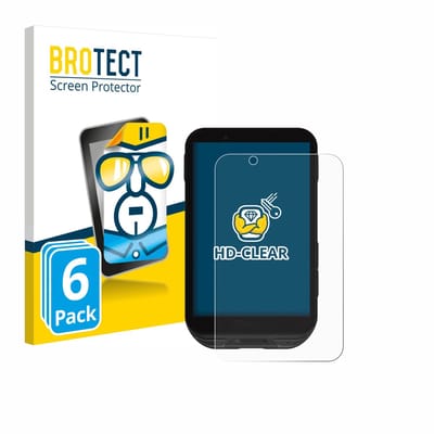 BROTECT - Screenprotector voor iGPSPORT igs800 - Folie Beschermfolie transparant 6 Stuks