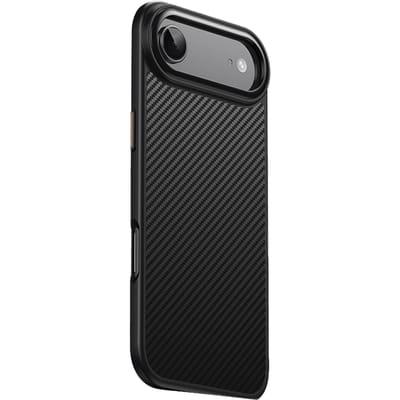 Mocaa Apple iPhone Air Slim Carbon Pantser MagSafe Case Zwart