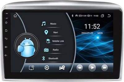 Autoradio met bluetooth - Carplay - Voor Lancia Ypsilon (2006-2011) - Geschikt voor Apple en Android - Stereo - Navigatie - Navigatiesysteem auto - 2GB 32GB - 9"
