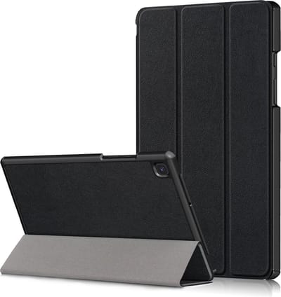Hoesje Geschikt voor Samsung Galaxy Tab A7 2020 - 10.4 inch - Samsung Galaxy Tab A7 2022 - Tri Fold Tablet Cover Zwart