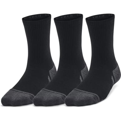 Under Armour Performance Tech Lange Sokken 3 Paren Zwart EU 27 1/2 Jongens,Meisjes