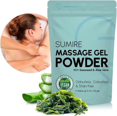 SUMIRE NURU Hydraterende massagegel in poedervorm, algengel met aloë vera, voor veganisten 50g