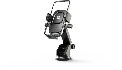 MG Telefoonhouder Auto 2-in-1 met Zuignap voor Dashboard en Raam - GSM Houder - Telefoonhouders Auto - Universeel en Verstelbaar - Zwart