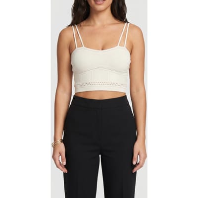 BA&SH Top Servan Ecru Maat: L | BH's Outlet | Dames | Ecru