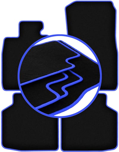 CARLUX-BLUE automatten voor: BMW 7 F02 LANG (2008-2015)