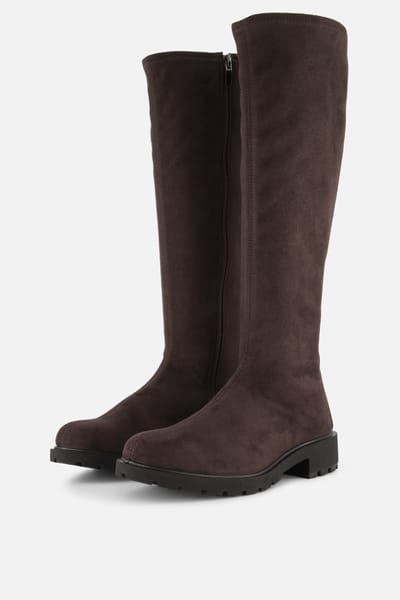 Ecco Metro Vienna Hoge laarzen bruin Suede - Maat 38
