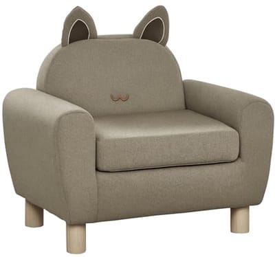 Kinderen Sofa Stoel voor Peuters - Comfortabele Armstoel voor Speelkamer en Slaapkamer