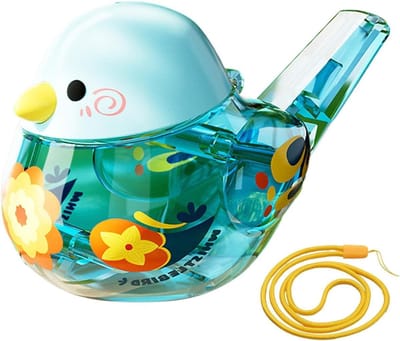 Vogelfluitje Speelgoed - Realistisch Geluid - Fonetische Training - Interactief Muziekspeelgoed - 12 x 65 cm - Blauw