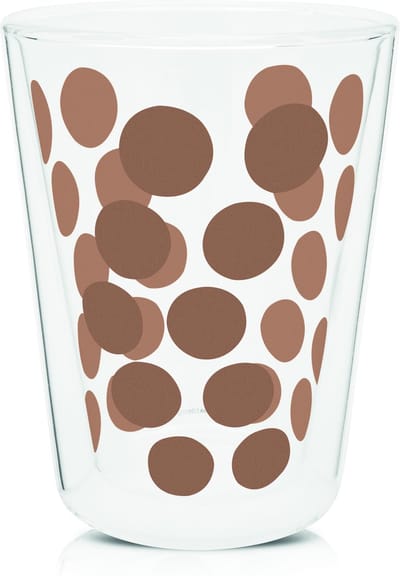Zak!Designs Dotdot Theebeker - Dubbelwandig - 35 cl - Koper