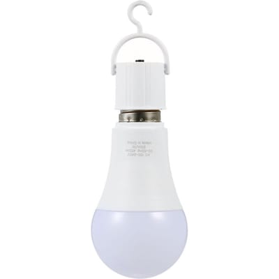 Pakket van 2 multifunctionele oplaadbare 6W nood-LED-lampen 60W equivalent 6000K helder
