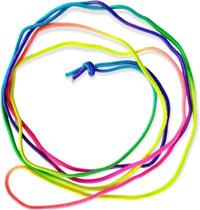 Springelastiek 300 cm – Regenboog Elastiek voor Binnen en Buiten – Spring- en Binnenspel voor Kinderen