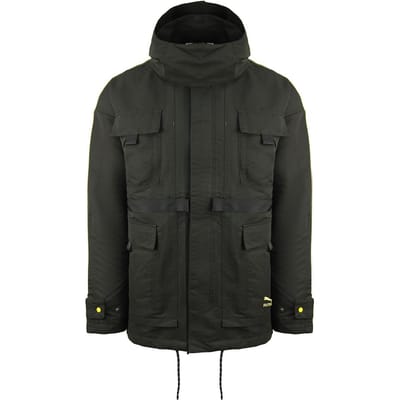 Puma x Central Saint Martins Halflang zwart herenjack met capuchon 598583 01
