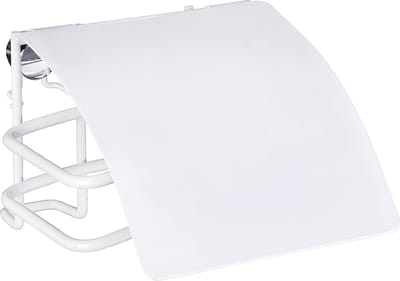 Wenko Toiletrolhouder Classic Plus 14 X 9 Cm Staal Wit