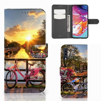 Samsung Galaxy A70 Flip Cover Amsterdamse Grachten