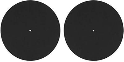 Turntable mat 12 inch anti-slip schokdempende silicone rubber platenmat voor LP draaitafels