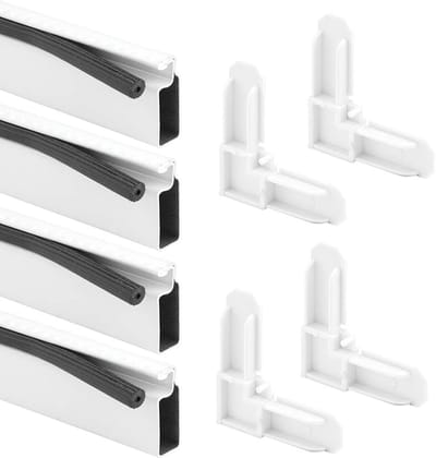 Schermframeset voor Raam - Aluminium Frame en Kunststof Hoeken - Eenvoudig Zelf Kanten Maken - 36 inch