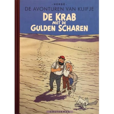 De Krab Met De Gulden Scharen - 80 Jaar Haddock - Kuifje Hc - Hergé